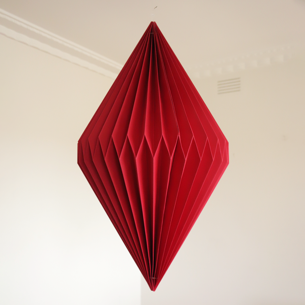 Giant Paper Lantern - Red Diamond