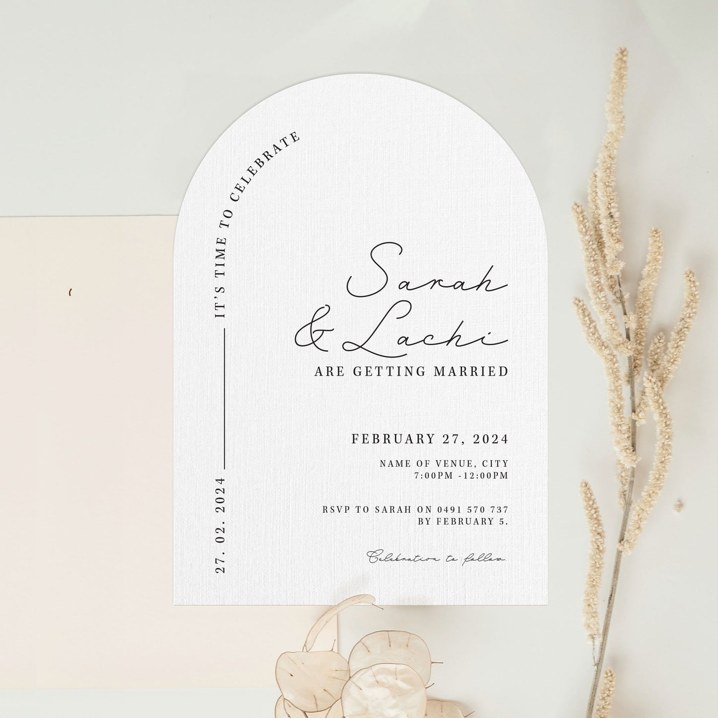 Simple Arch Invite