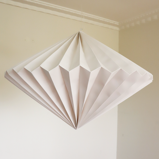 Giant Paper Lantern - White Diamond