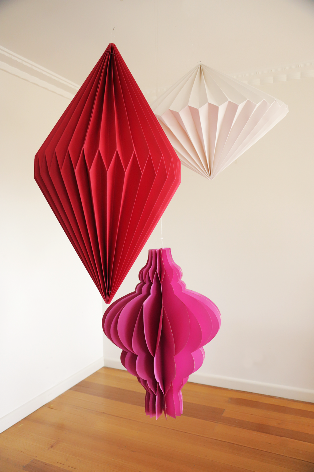 Giant Paper Lantern - Red Diamond